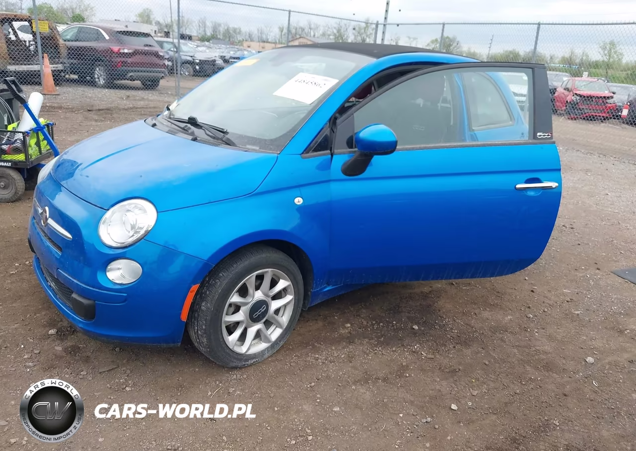 2017 Fiat 500C Pop VIN:3C3CFFLR1HT698131 - 2