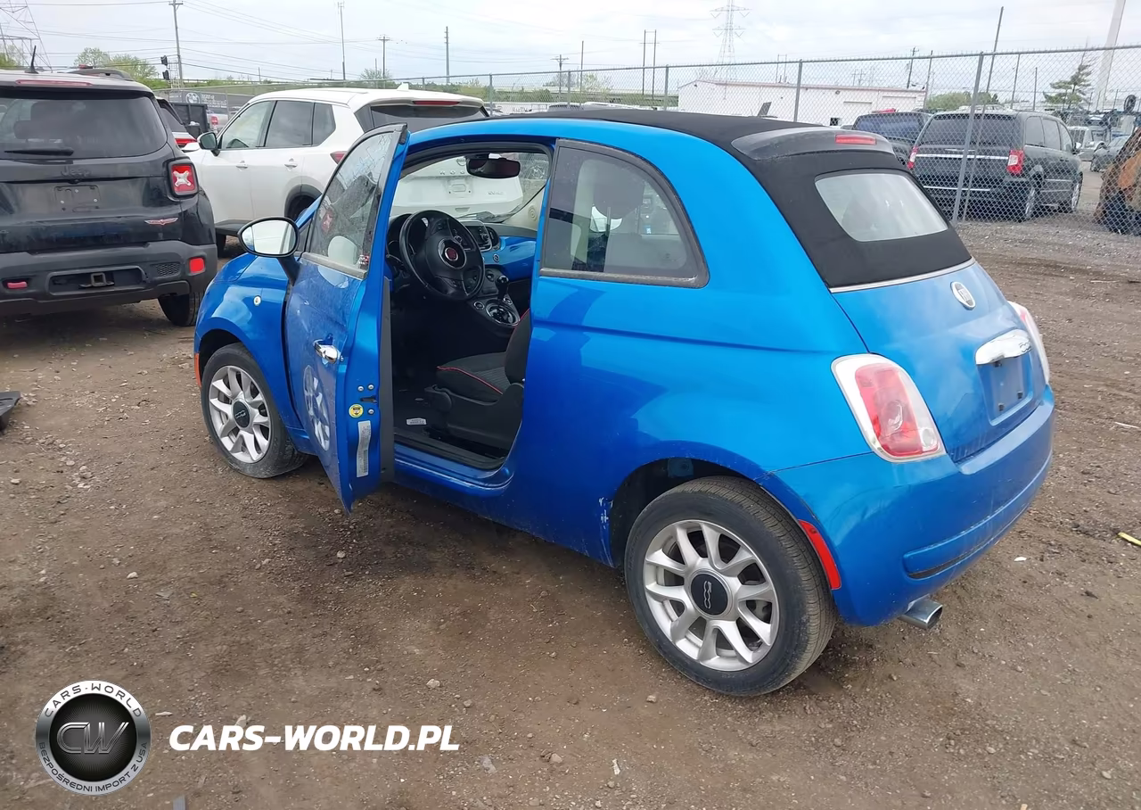 2017 Fiat 500C Pop VIN:3C3CFFLR1HT698131 - 3