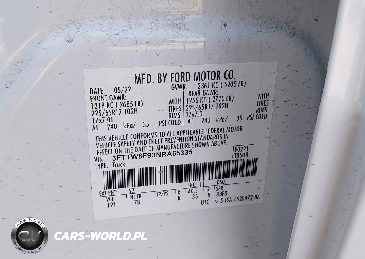 2022 Ford Maverick Xlt VIN:3FTTW8F93NRA65335 - 9