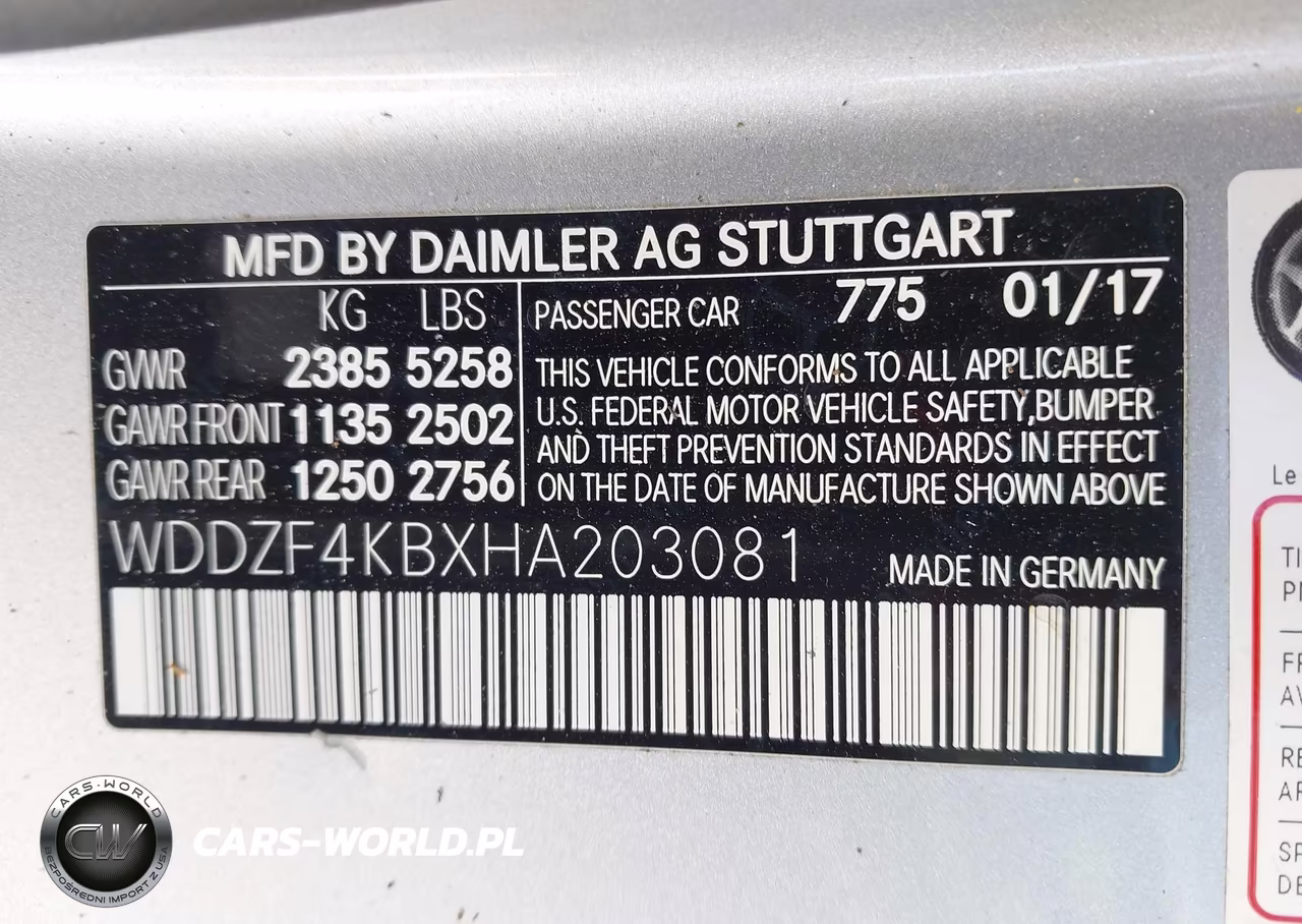2017 Mercedes-Benz E 300 4Matic VIN:WDDZF4KBXHA203081 - 9