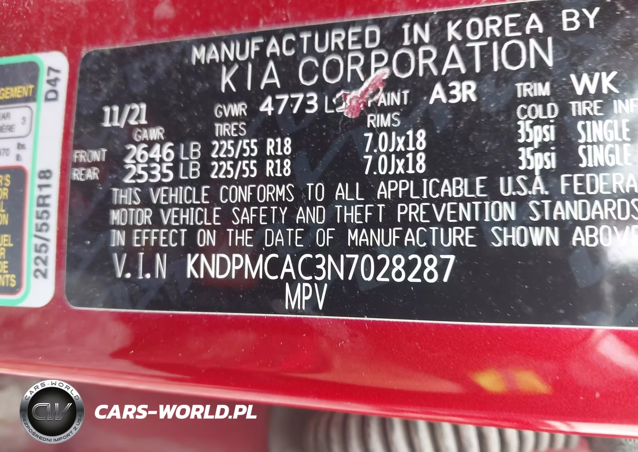 2022 Kia Sportage Lx VIN:KNDPMCAC3N7028287 - 9