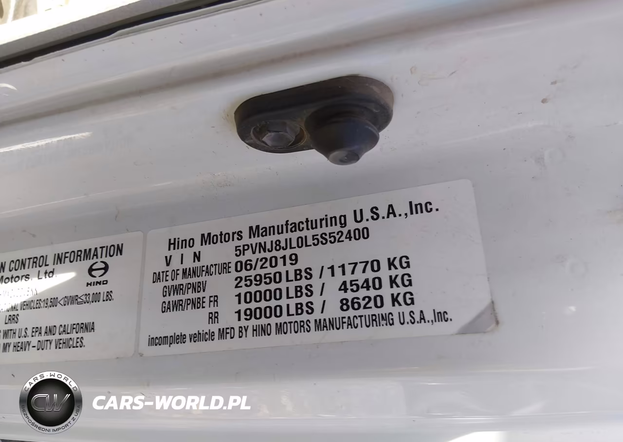 2020 Hino 258-268 VIN:5PVNJ8JL0L5S52400 - 9