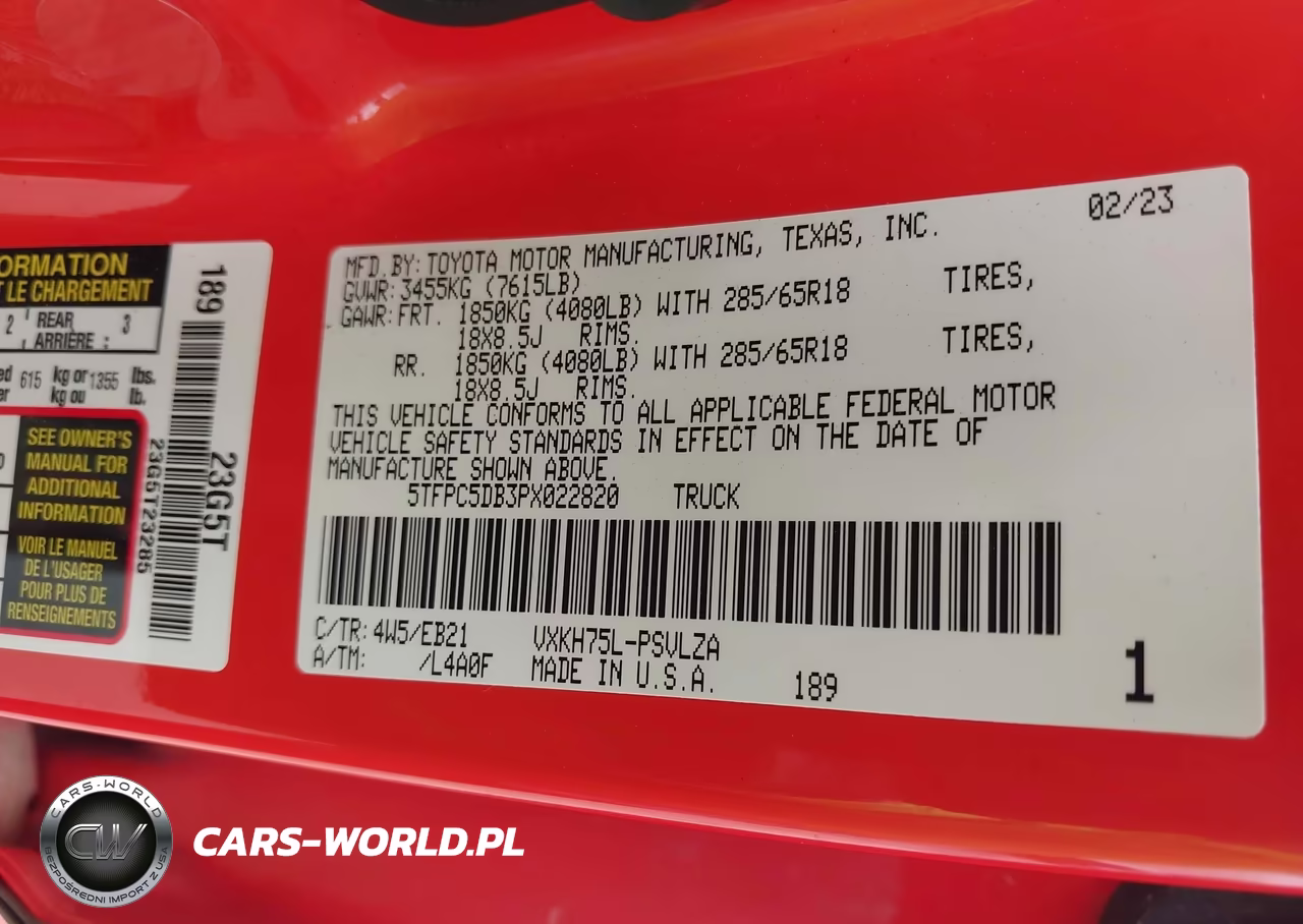 2023 Toyota Tundra Hybrid Trd Pro VIN:5TFPC5DB3PX022820 - 9