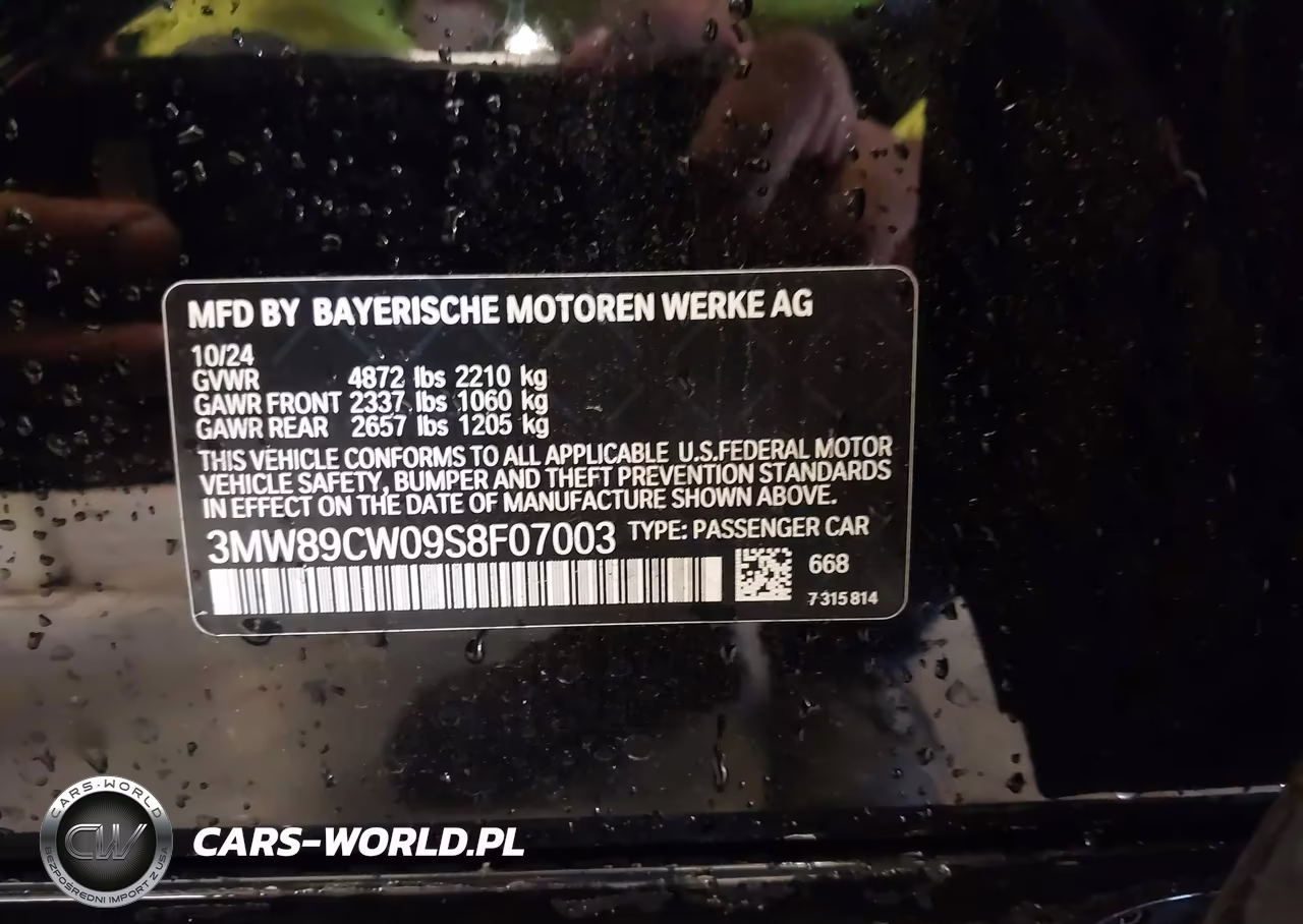 2025 BMW 330I xDrive VIN:3MW89CW09S8F07003 - 9
