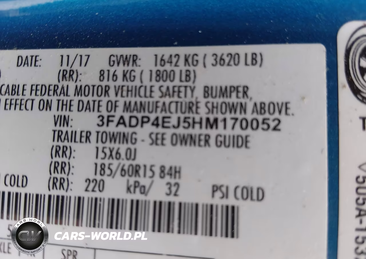 2017 Ford Fiesta Se VIN:3FADP4EJ5HM170052 - 9