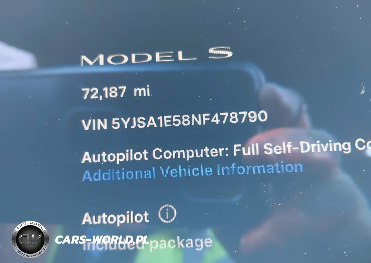 2022 Tesla Model S Dual Motor All-Wheel Drive VIN:5YJSA1E58NF478790 - 15