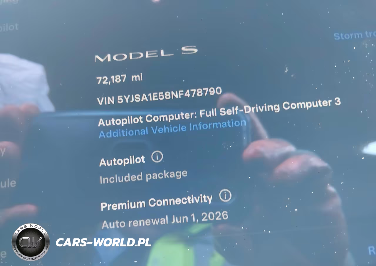 2022 Tesla Model S Dual Motor All-Wheel Drive VIN:5YJSA1E58NF478790 - 7