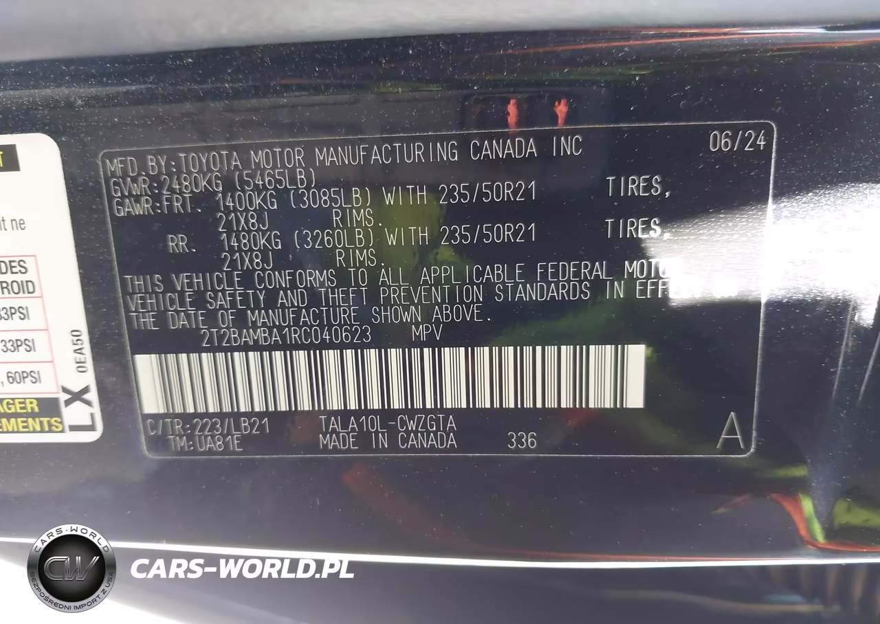 2024 Lexus Rx 350 Premium Plus VIN:2T2BAMBA1RC040623 - 9