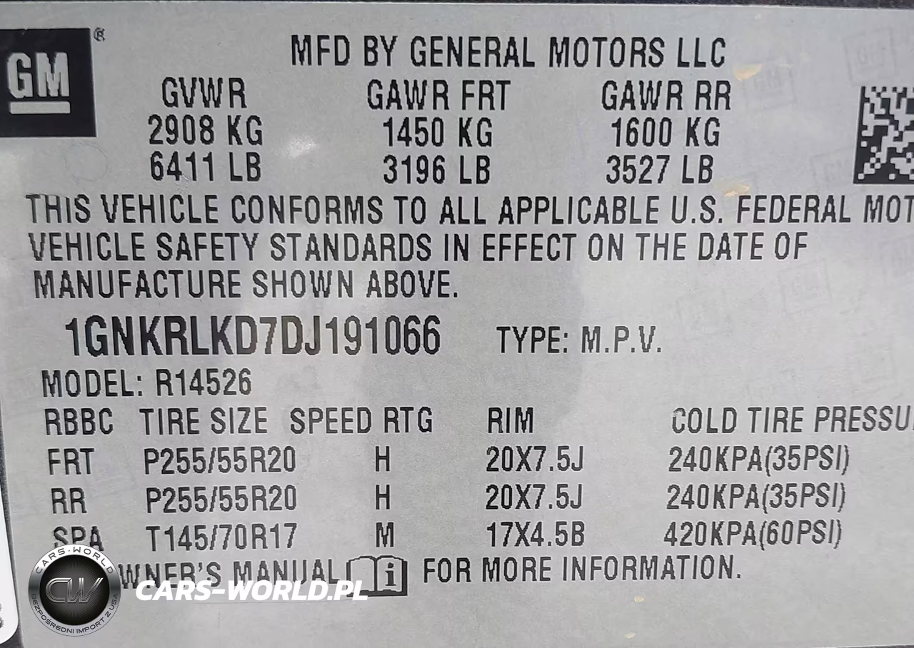 2013 Chevrolet Traverse Ltz VIN:1GNKRLKD7DJ191066 - 9