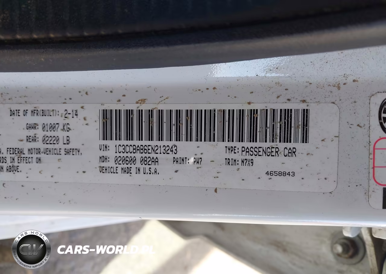 2014 Chrysler 200 Lx VIN:1C3CCBAB6EN213243 - 9