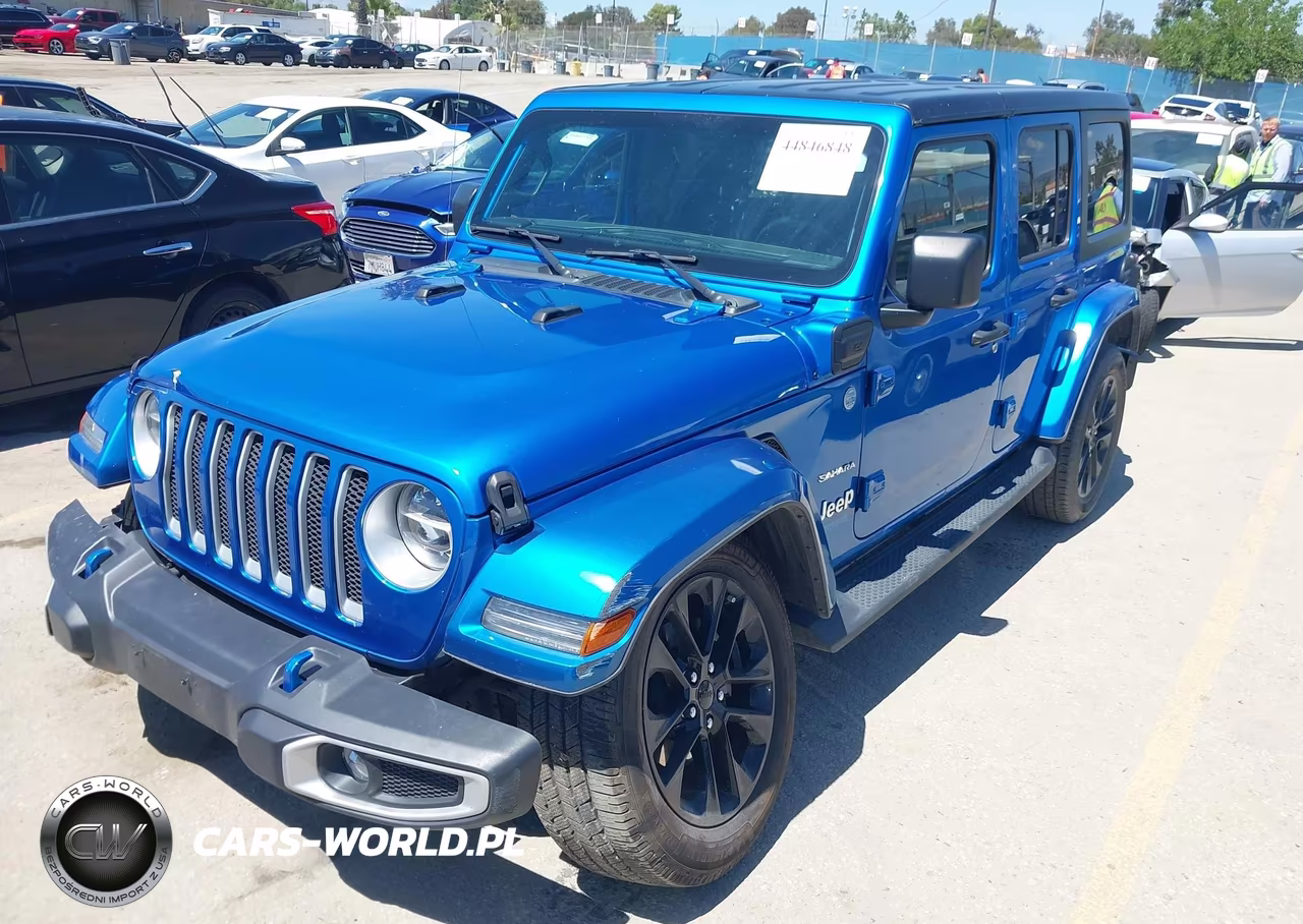 2022 Jeep Wrangler 4Xe Unlimited Sahara 4X4 VIN:1C4JJXP68NW277925 - 2