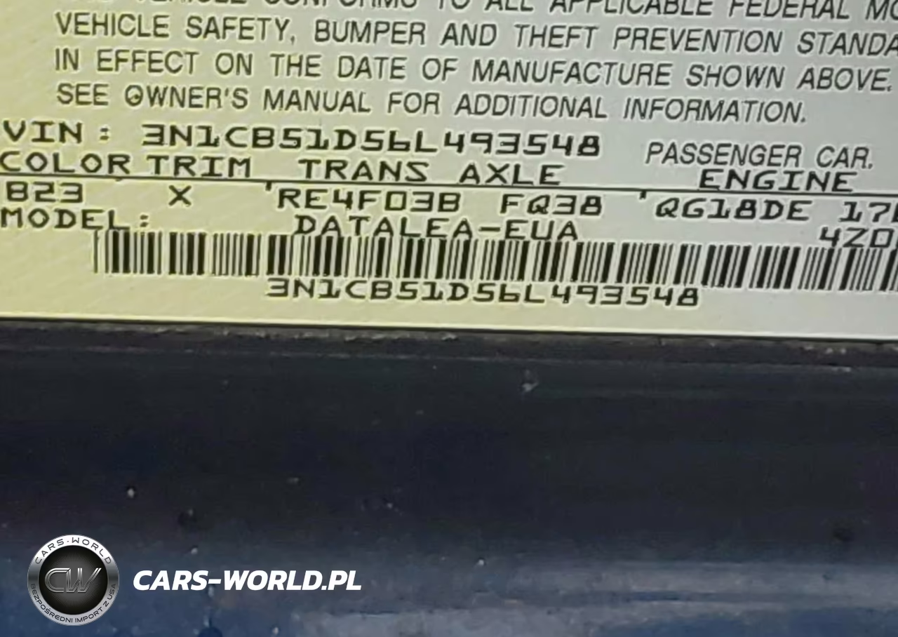 2006 Nissan Sentra 1.8S VIN:3N1CB51D56L493548 - 9