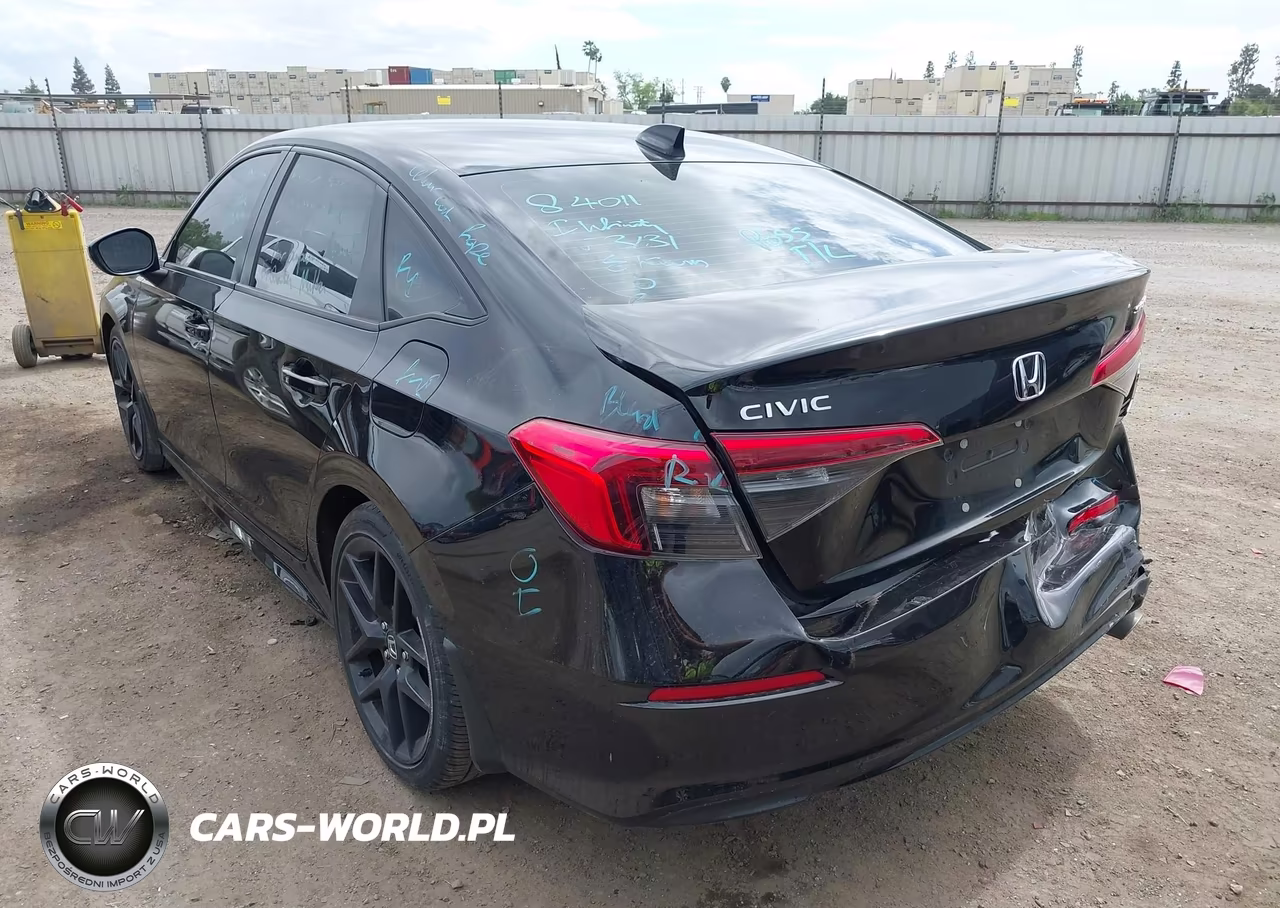 2022 Honda Civic Sport VIN:2HGFE2F52NH573951 - 3