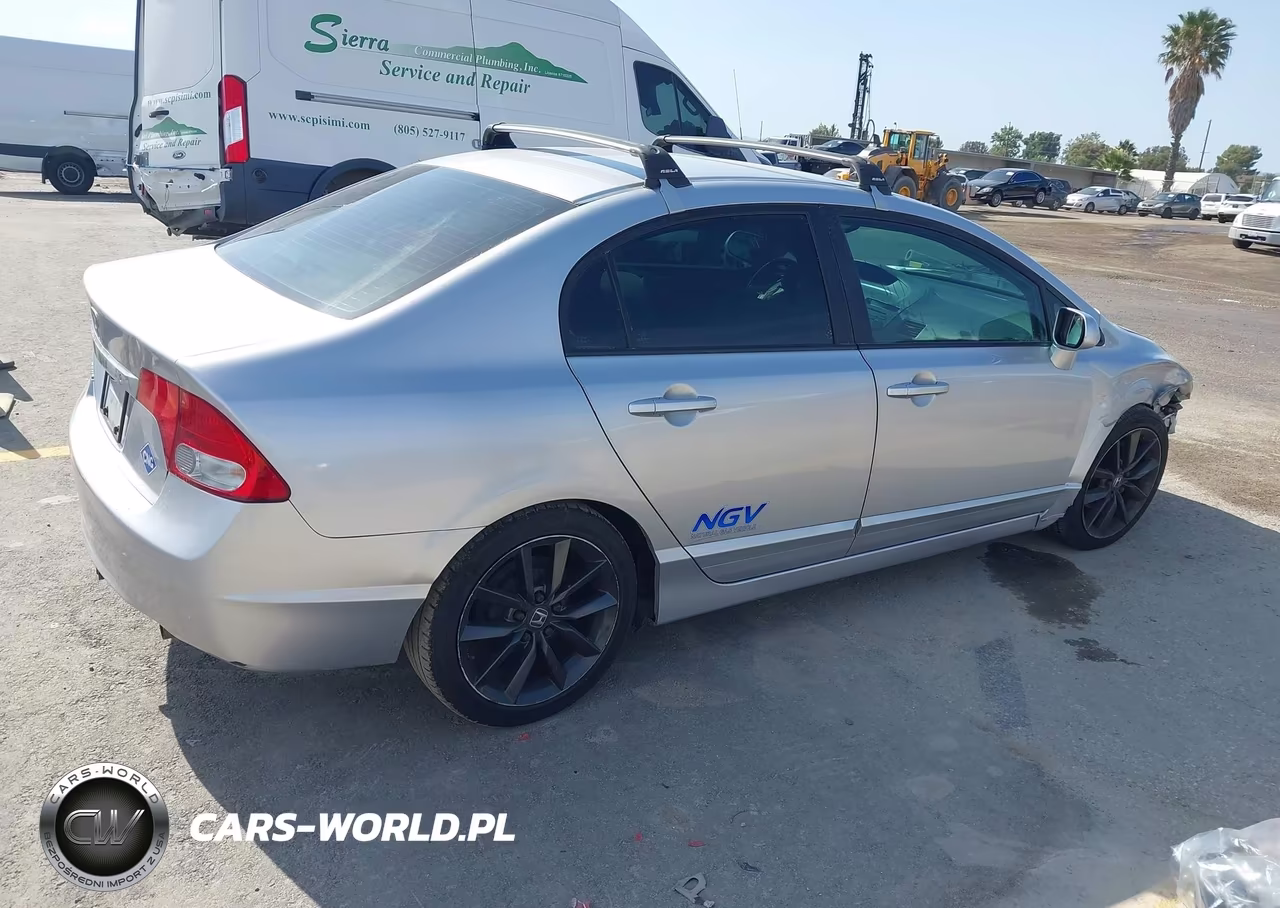 2011 Honda Civic Gx VIN:19XFA4F57BE000721 - 4