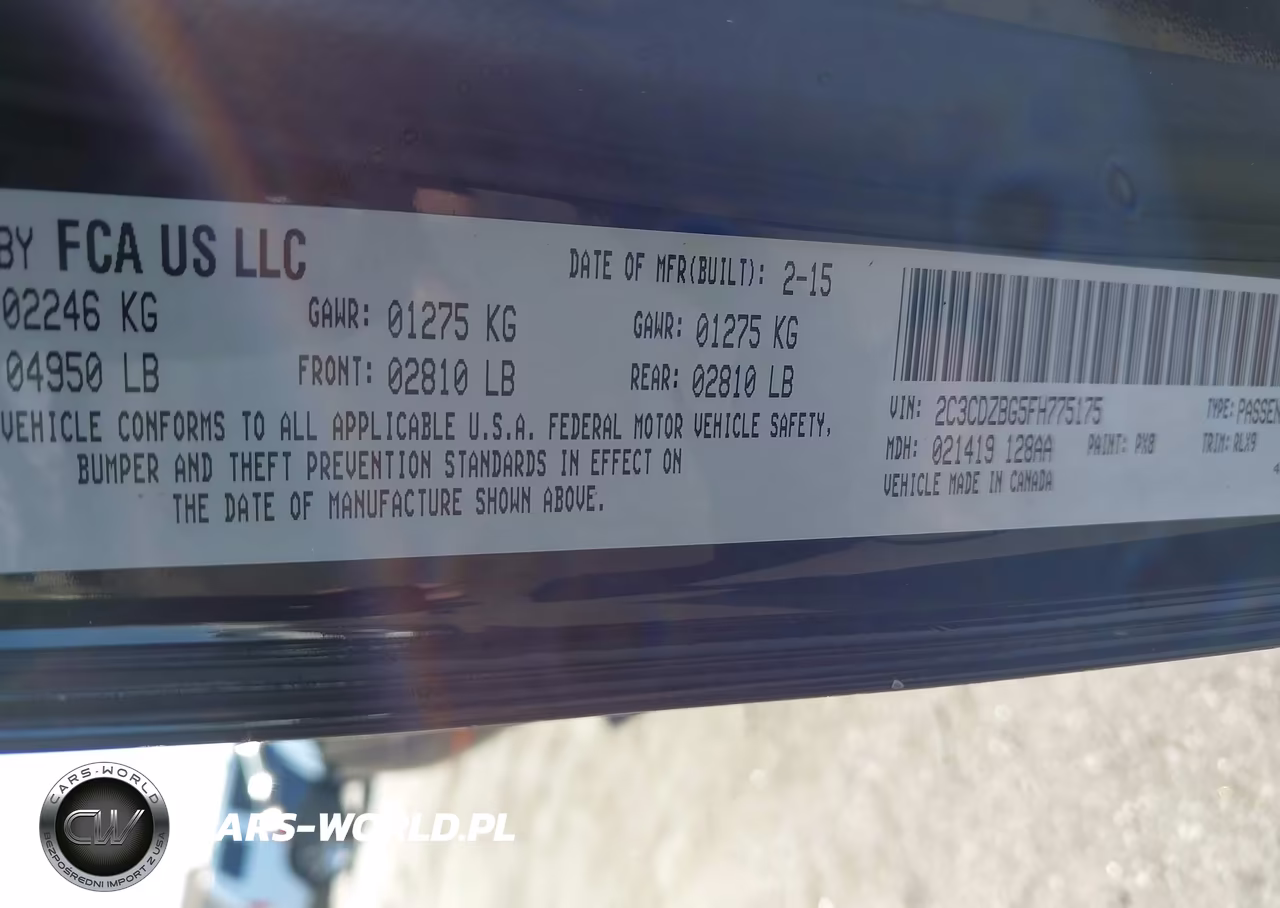 2015 Dodge Challenger Sxt Plus VIN:2C3CDZBG5FH775175 - 9