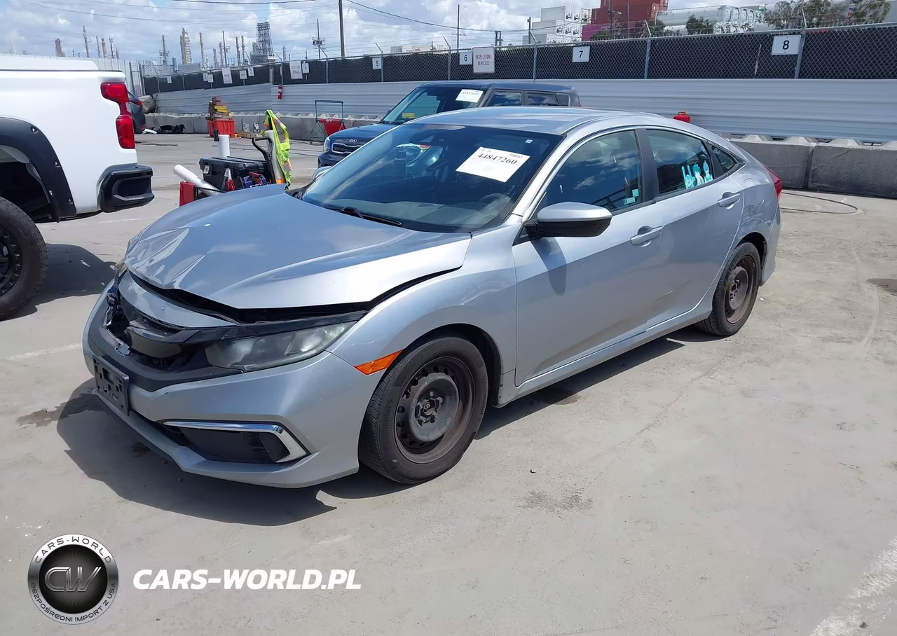 2019 Honda Civic Lx VIN:19XFC2F66KE210945 - 2