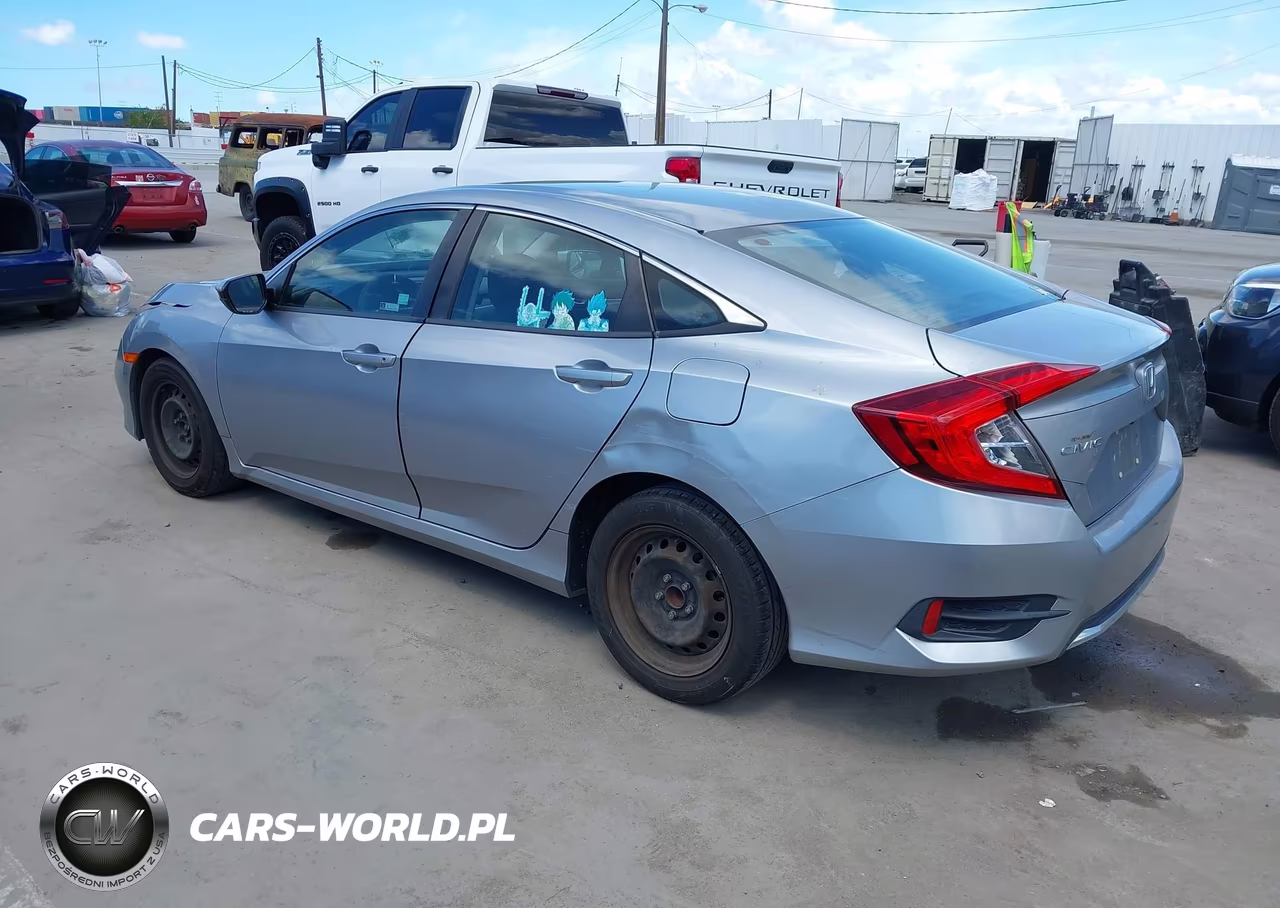 2019 Honda Civic Lx VIN:19XFC2F66KE210945 - 3