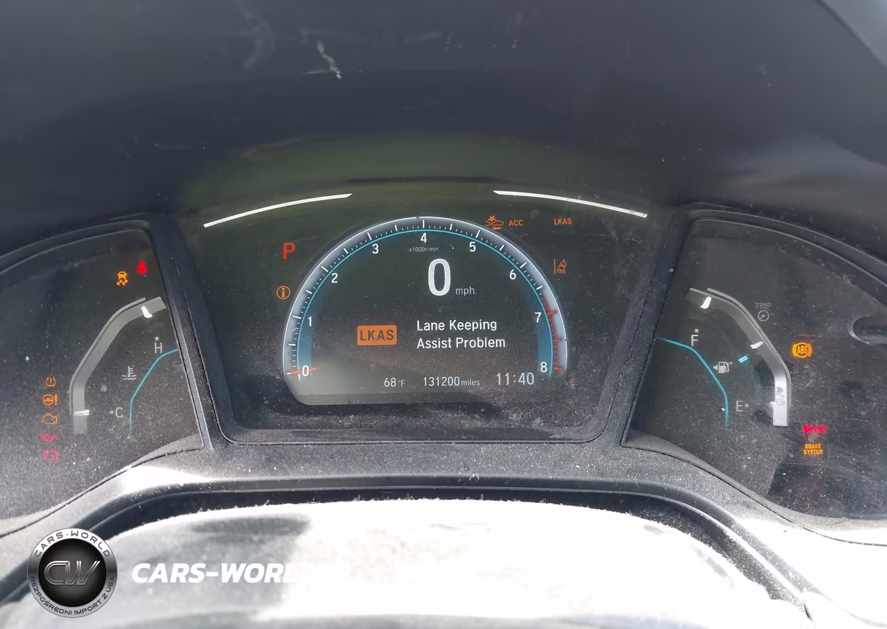 2019 Honda Civic Lx VIN:19XFC2F66KE210945 - 7