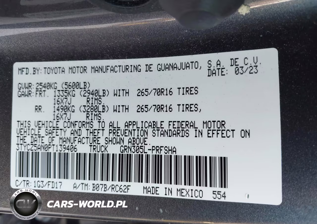2023 Toyota Tacoma Trd Off Road VIN:3TYCZ5AN0PT139406 - 9