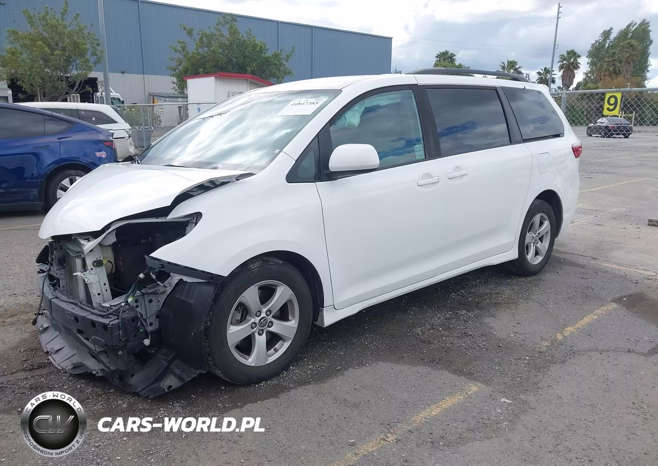 2020 Toyota Sienna Le VIN:5TDKZ3DC5LS047966 - 2