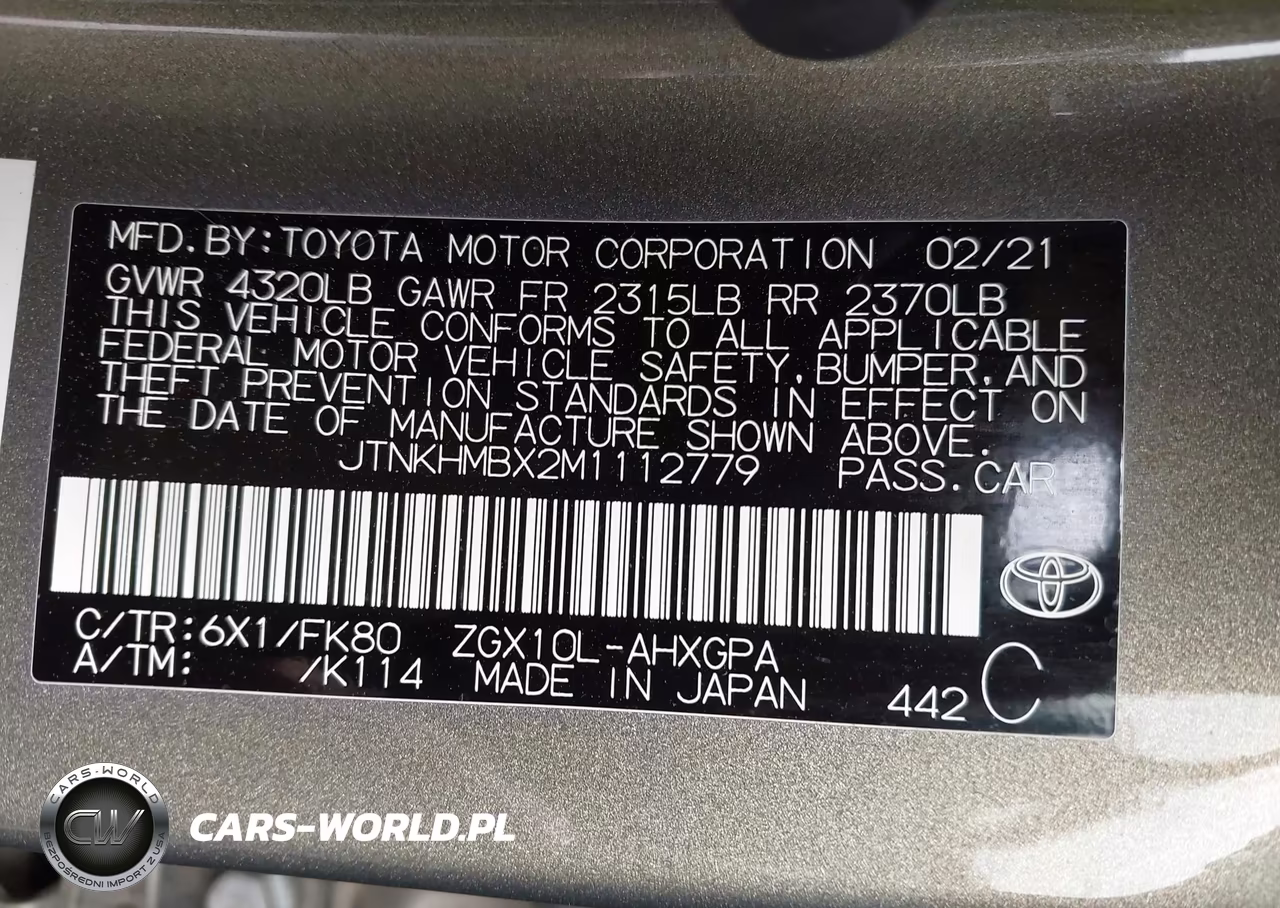 2021 Toyota C-Hr Xle VIN:JTNKHMBX2M1112779 - 9