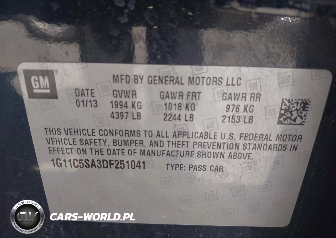 2013 Chevrolet Malibu 1Lt VIN:1G11C5SA3DF251041 - 9
