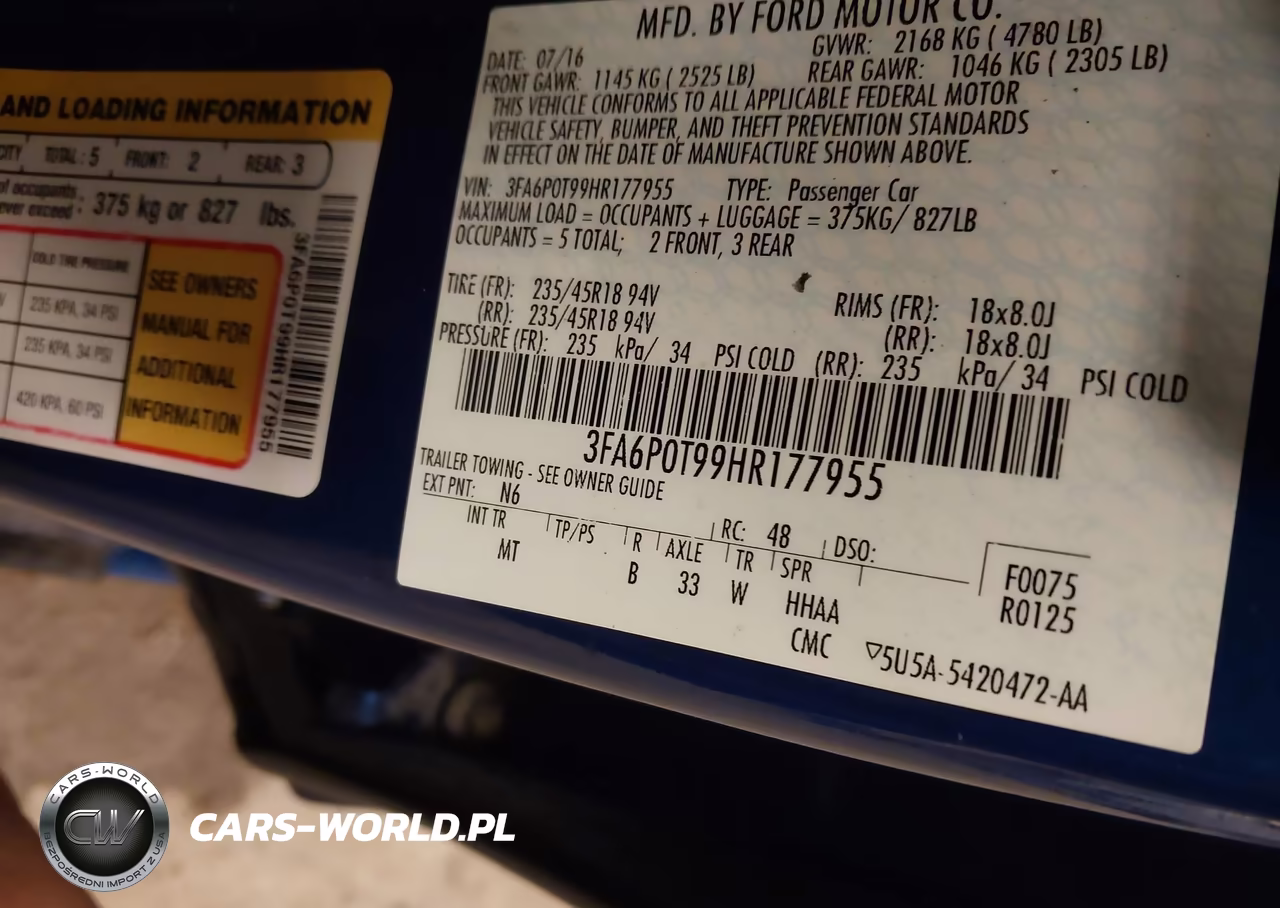 2017 Ford Fusion Se VIN:3FA6P0T99HR177955 - 9