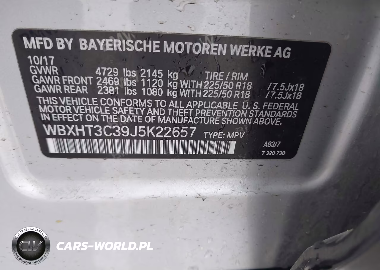 2018 BMW X1 xDrive28I VIN:WBXHT3C39J5K22657 - 9