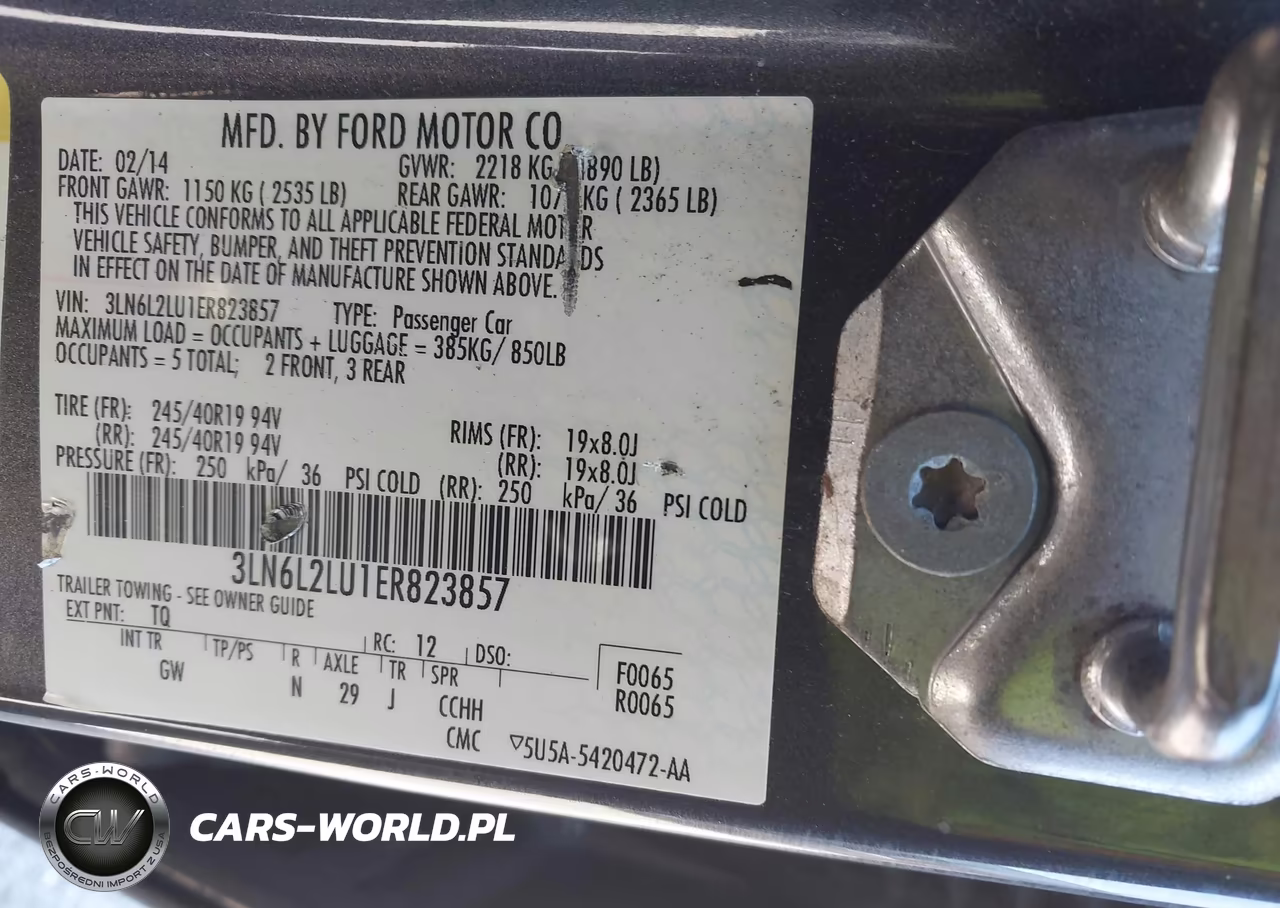 2014 Lincoln Mkz Hybrid VIN:3LN6L2LU1ER823857 - 9