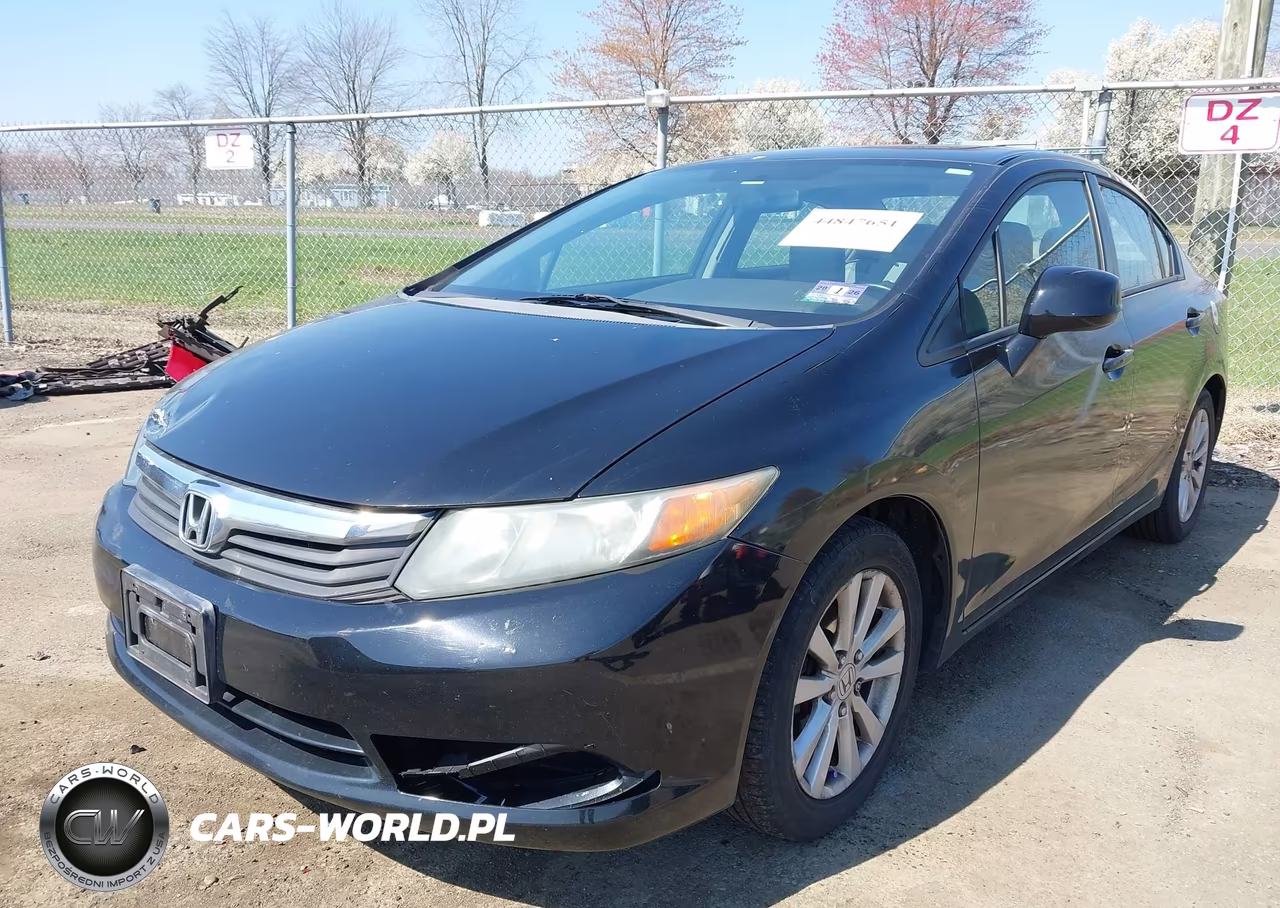 2012 Honda Civic Ex-L VIN:2HGFB2F94CH513873 - 2