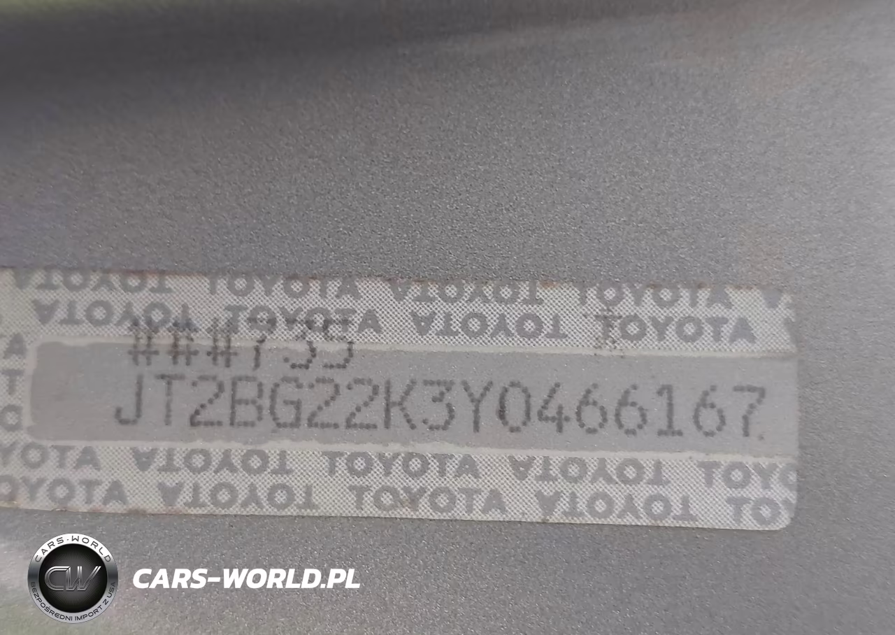 2000 Toyota Camry Le VIN:JT2BG22K3Y0466167 - 9