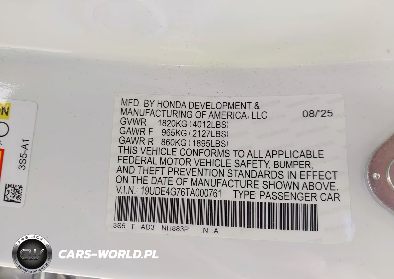 2026 Acura Integra Fwd A-Spec With Technology VIN:19UDE4G76TA000761 - 9