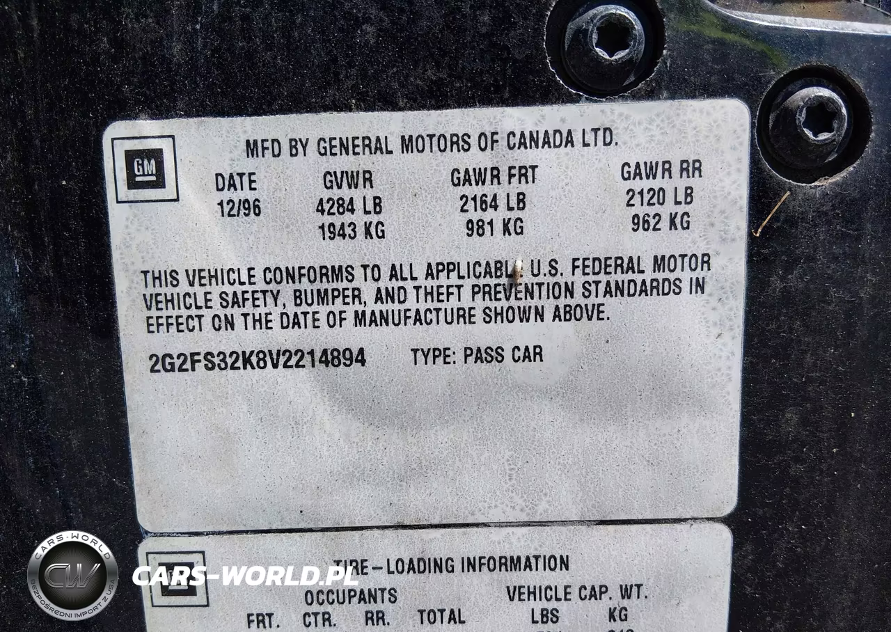 1997 Pontiac Firebird VIN:2G2FS32K8V2214894 - 9