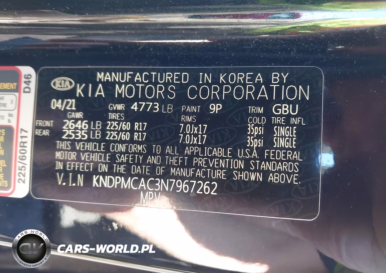 2022 Kia Sportage Lx VIN:KNDPMCAC3N7967262 - 9