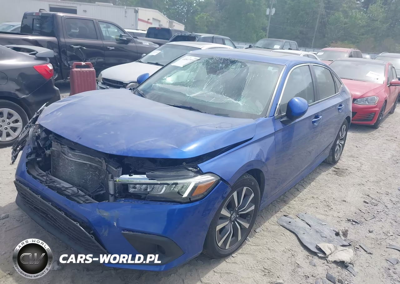 2022 Honda Civic Ex VIN:2HGFE1F70NH303645 - 2
