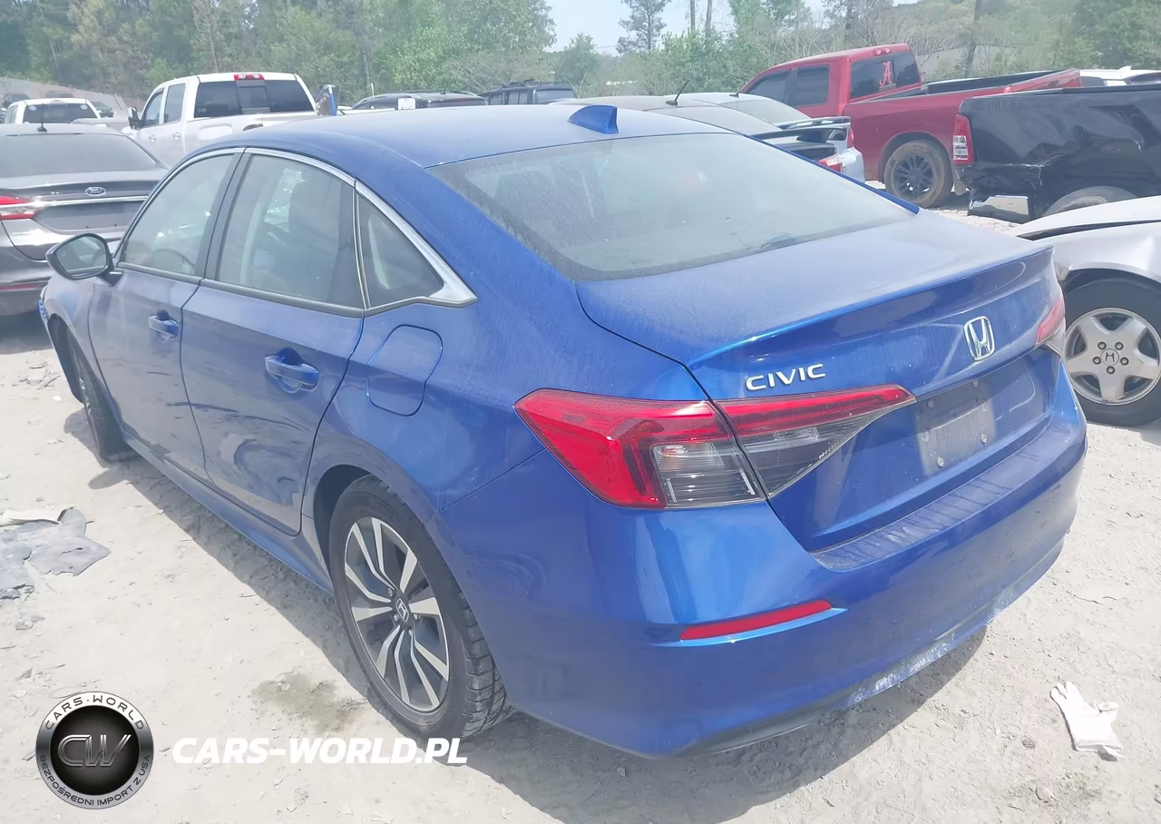 2022 Honda Civic Ex VIN:2HGFE1F70NH303645 - 3