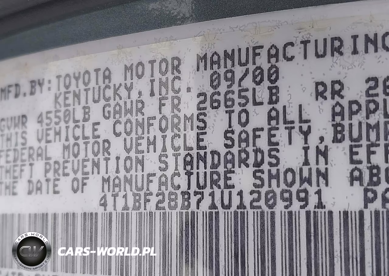 2001 Toyota Avalon Xls VIN:4T1BF28B71U120991 - 9