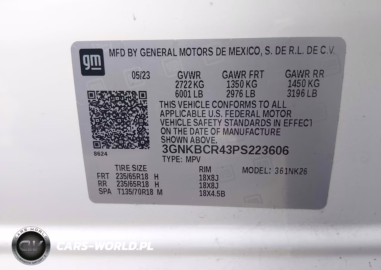 2023 Chevrolet Blazer Fwd 2Lt VIN:3GNKBCR43PS223606 - 9