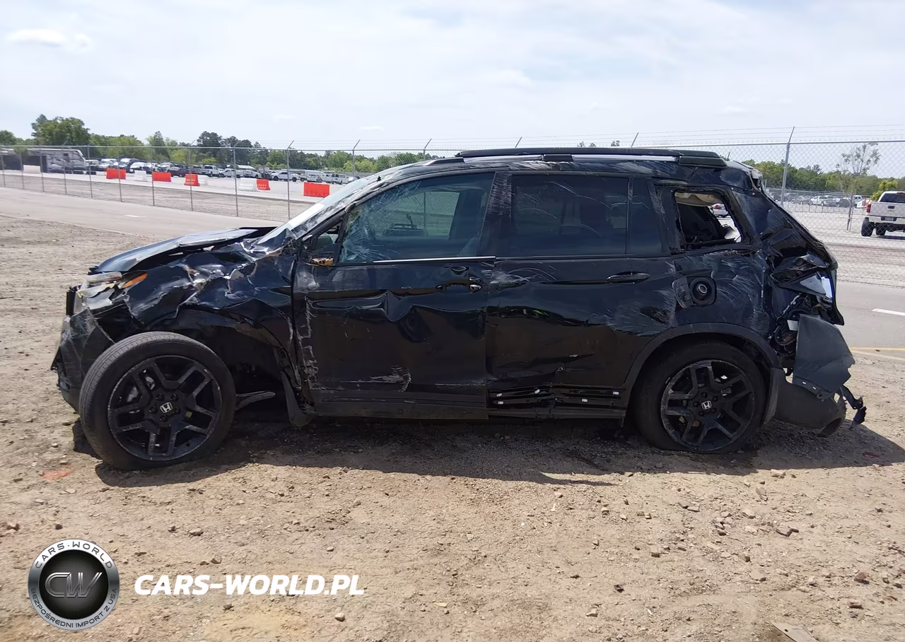 2024 Honda Passport Awd Black VIN:5FNYF8H86RB002652 - 15