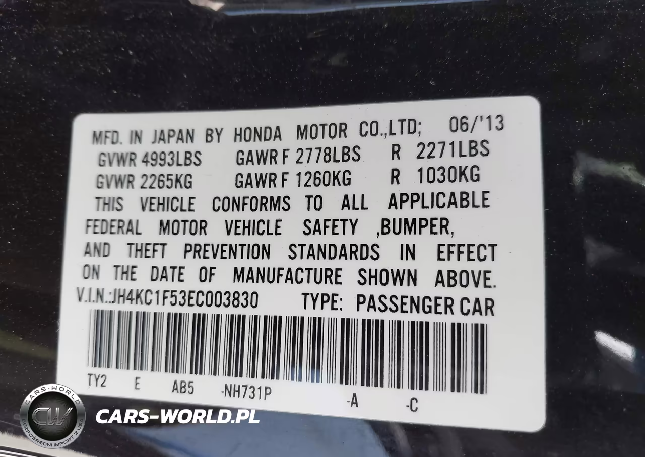 2014 Acura Rlx VIN:JH4KC1F53EC003830 - 9