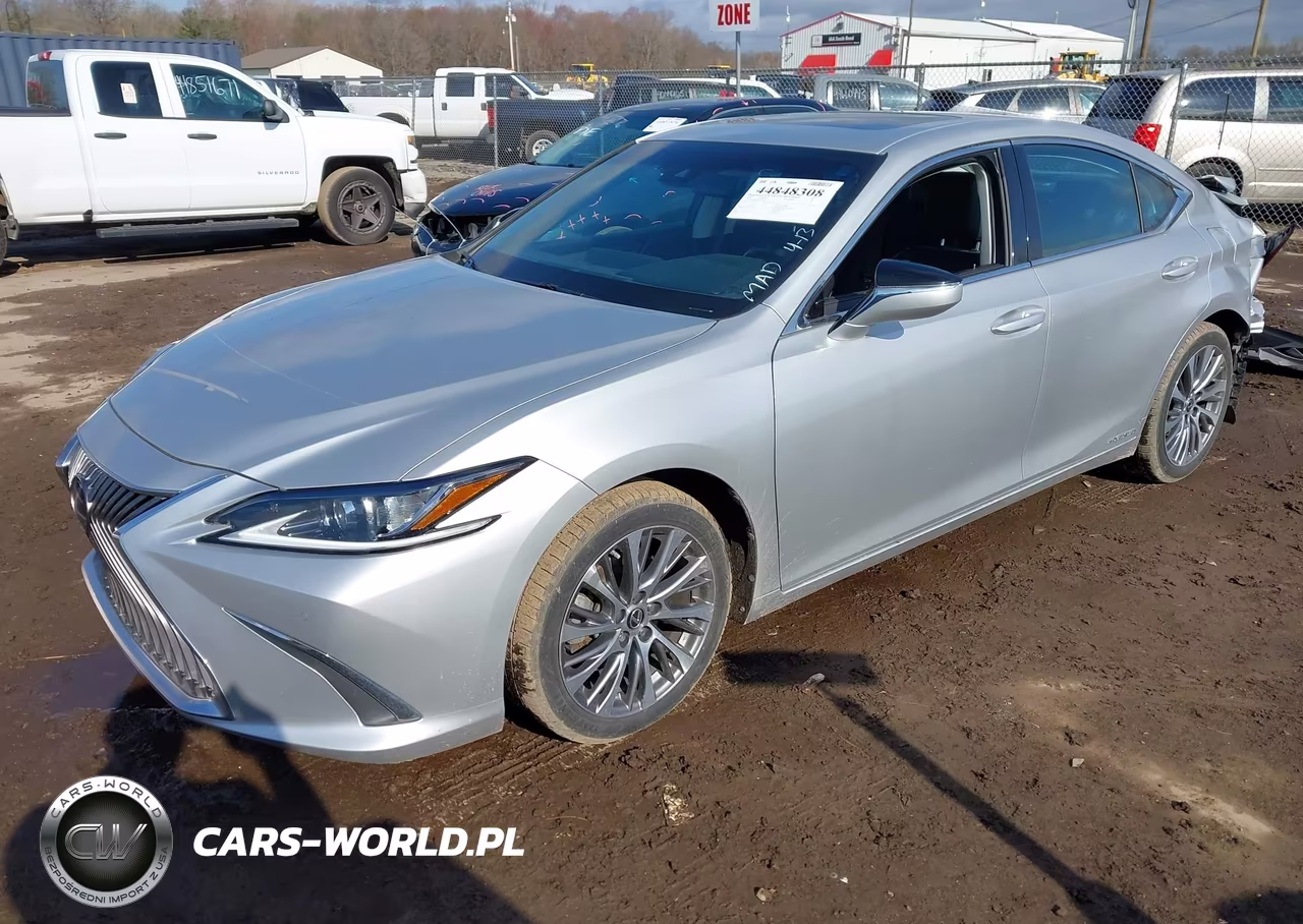 2020 Lexus Es 300H VIN:58AD21B1XLU008647 - 2