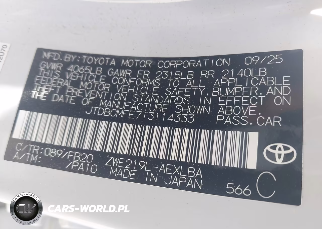 2026 Toyota Corolla Hybrid Hybrid Le VIN:JTDBCMFE7T3114333 - 9