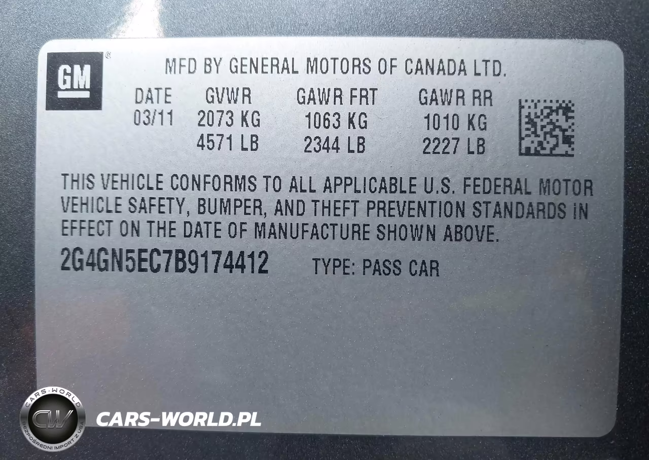 2011 Buick Regal Cxl Oshawa VIN:2G4GN5EC7B9174412 - 9