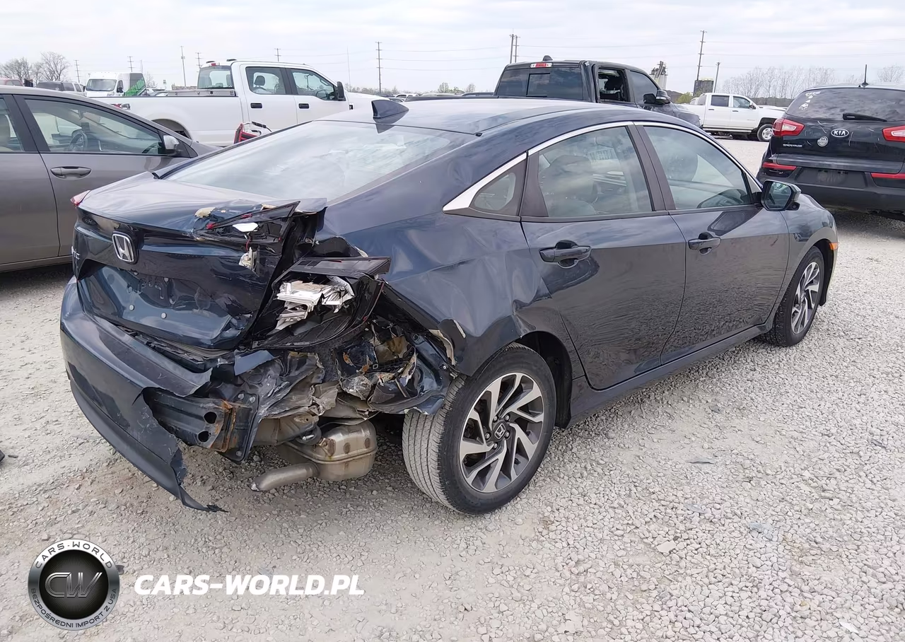 2017 Honda Civic Ex VIN:19XFC2F74HE054082 - 4