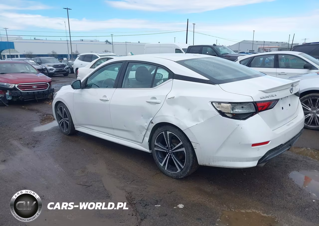 2021 Nissan Sentra Sr Xtronic Cvt VIN:3N1AB8DV3MY317496 - 3