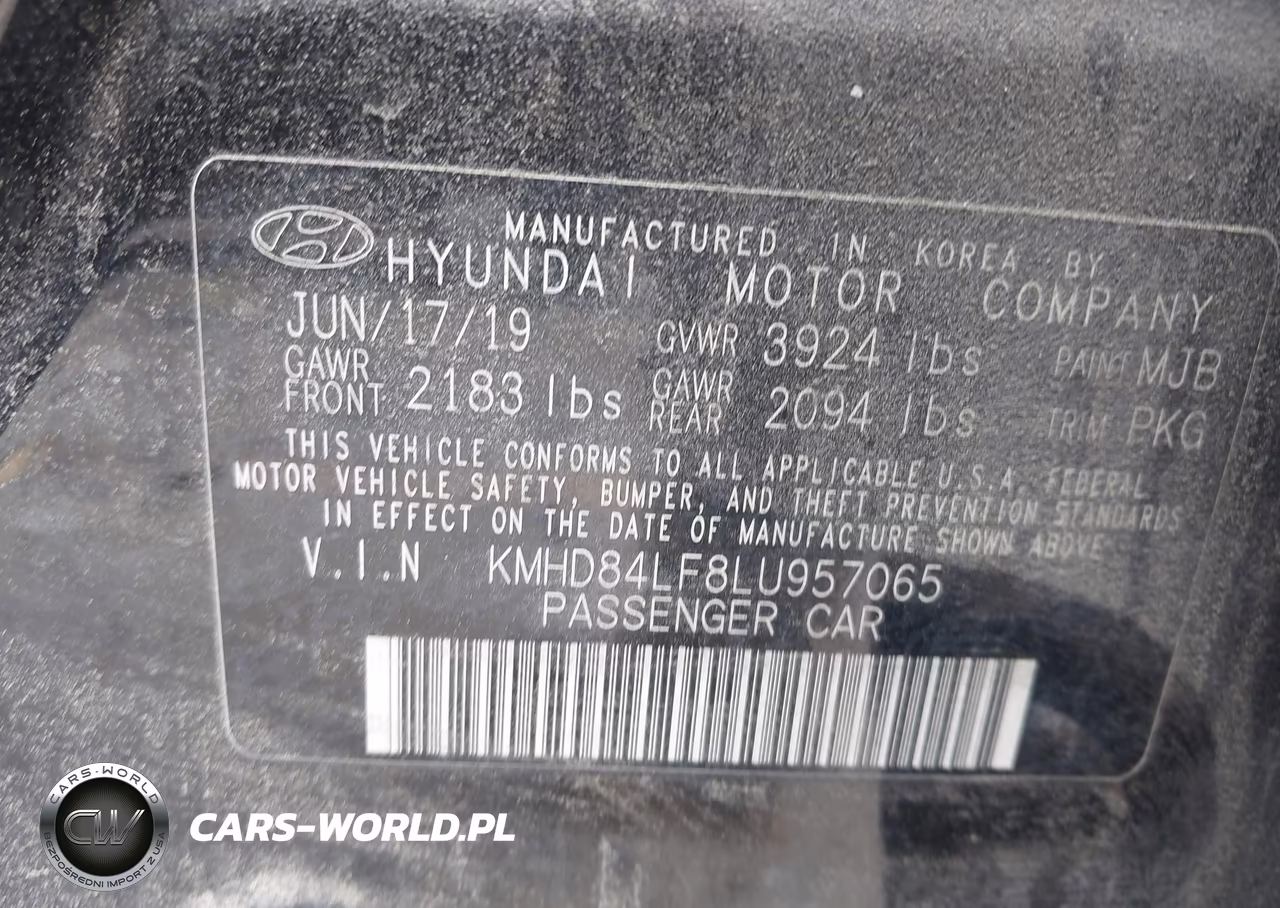 2020 Hyundai Elantra Sel VIN:KMHD84LF8LU957065 - 9