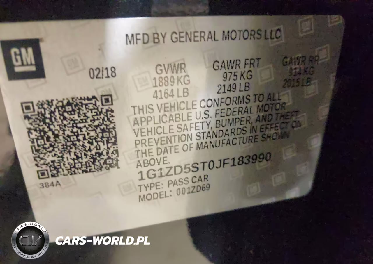 2018 Chevrolet Malibu Lt VIN:1G1ZD5ST0JF183990 - 9