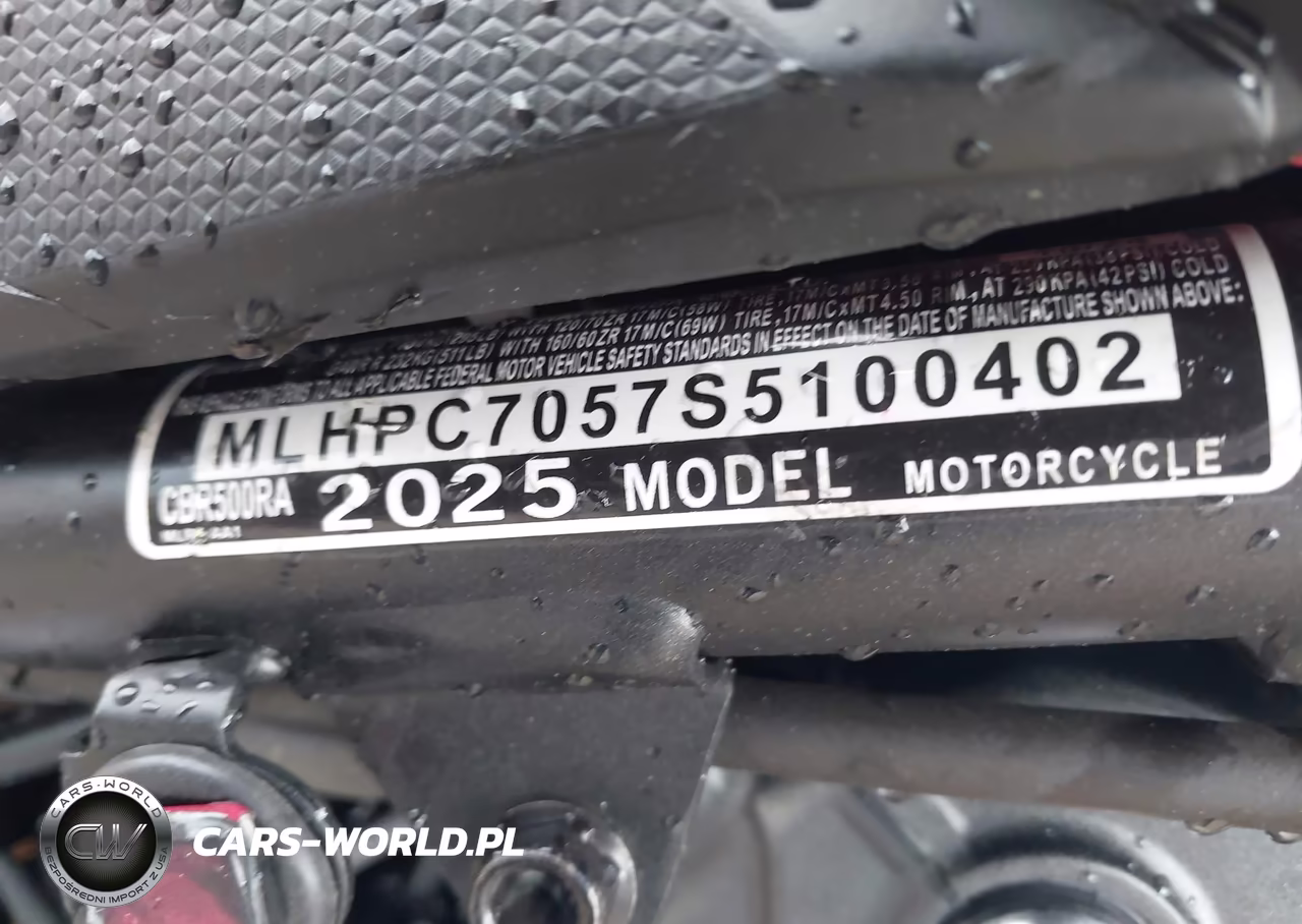 2025 Honda Cbr500 Ra VIN:MLHPC7057S5100402 - 10