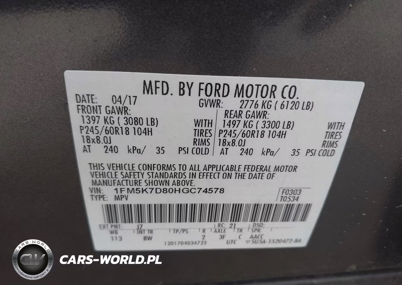 2017 Ford Explorer Xlt VIN:1FM5K7D80HGC74578 - 9