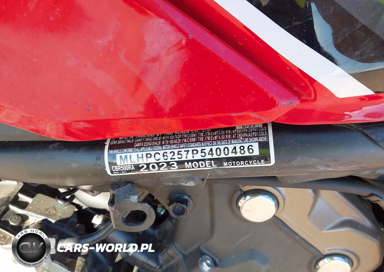 2023 Honda Cbr500 Ra VIN:MLHPC6257P5400486 - 10